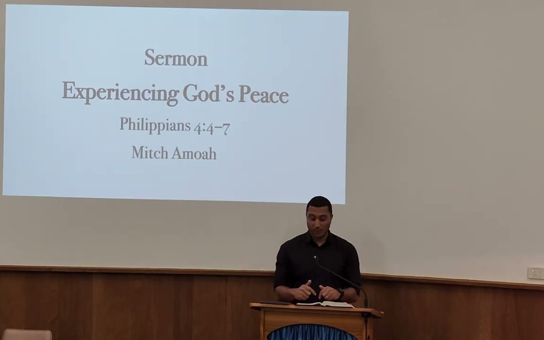 Experiencing God's Peace sermon thumbnail
